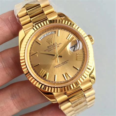 rolex day date gold fake back|counterfeit rolex watches.